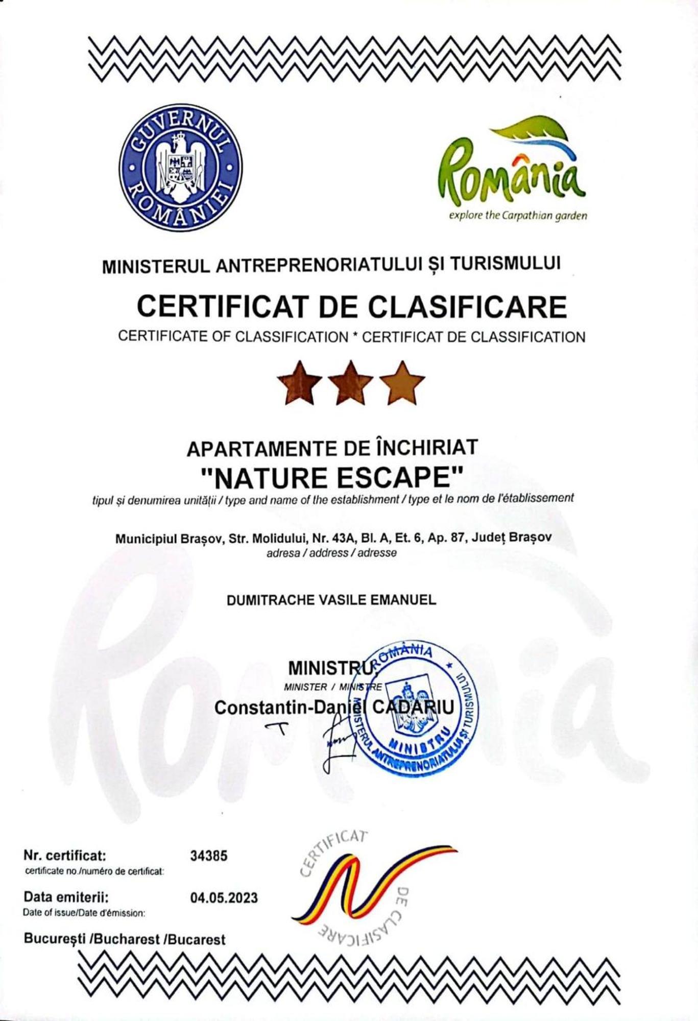 Nature Escape Apartment Brasov Bagian luar foto